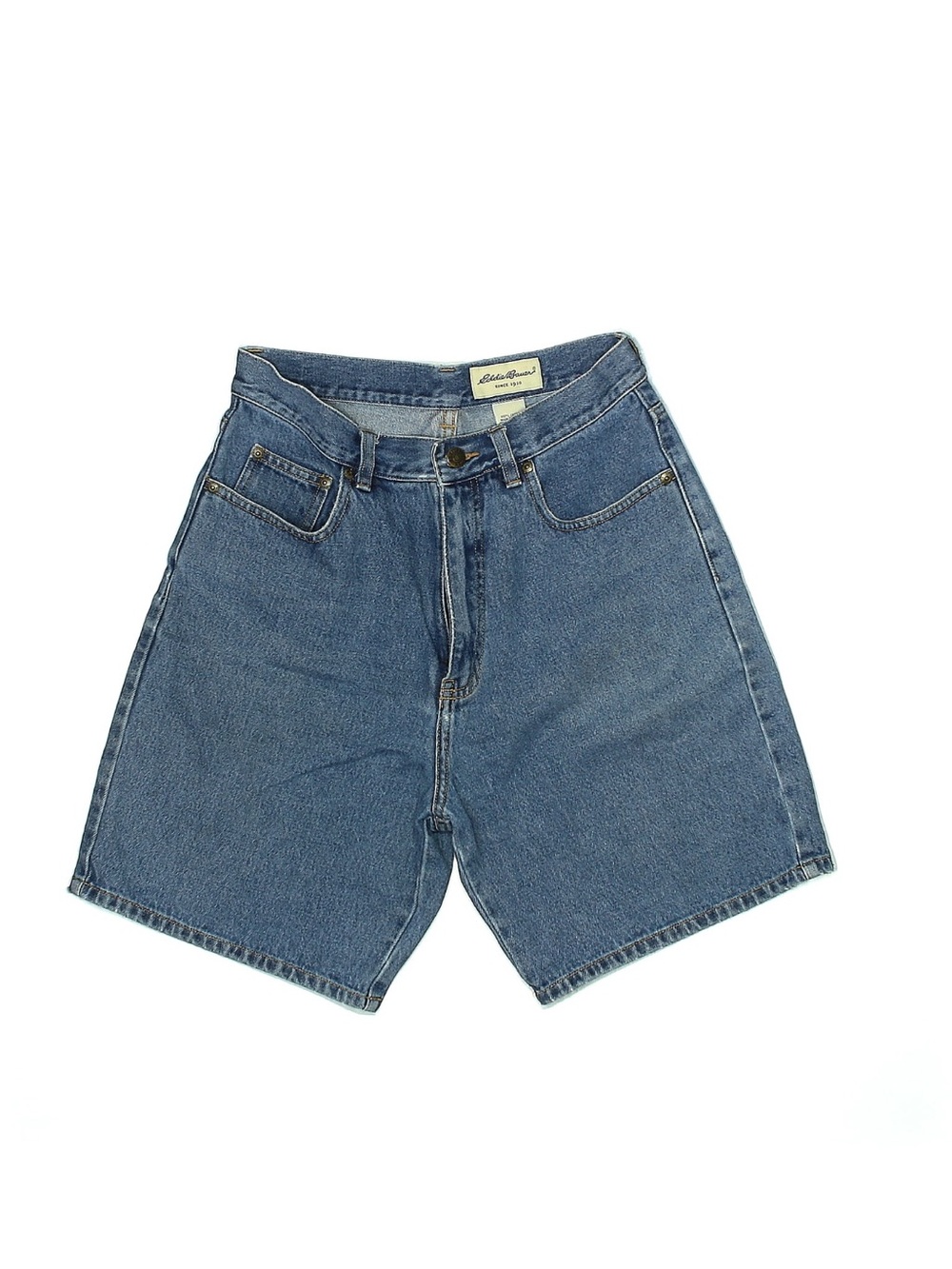 Eddie Bauer Classic Blue Denim High-Rise Shorts